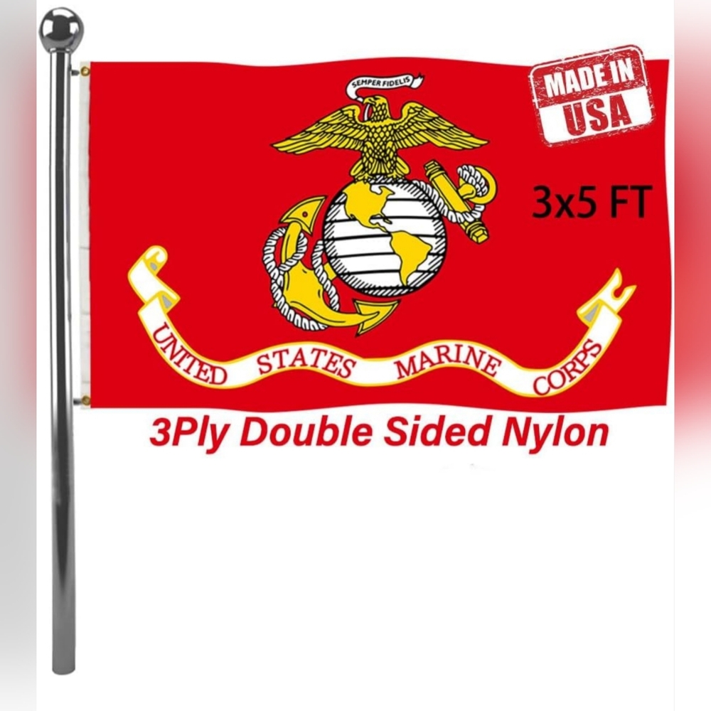 US Marine Corps Military Flags 3x5 Outdoor